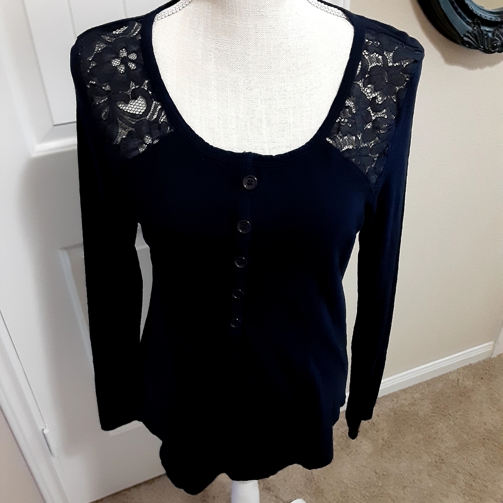 NWT, Evolution and Creation, Blk Lace  Cardigan